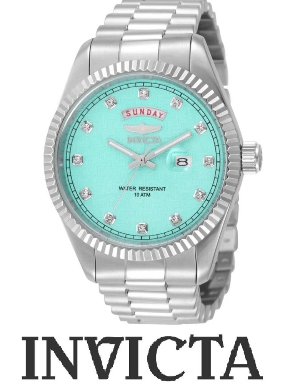 $249 Invicta Specialty Striad Command Men Tiffny Blue 43mm Qurtz Watch 51048 NIB